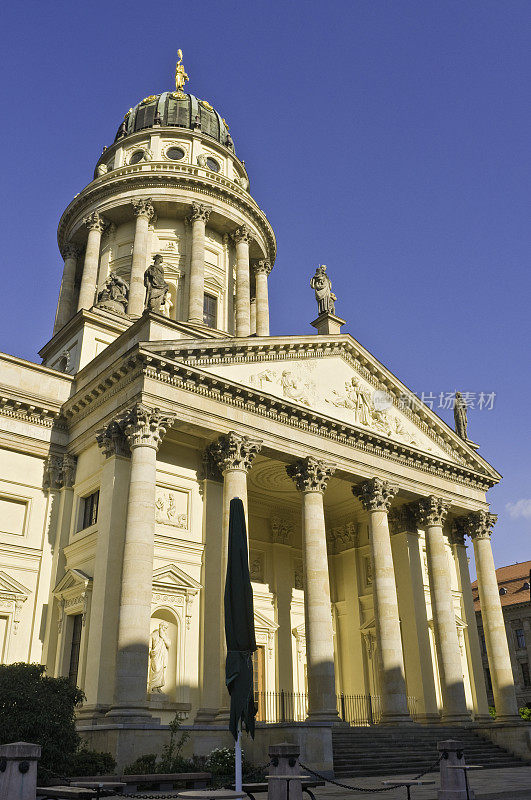 Berlin Gendarmenmarkt franzsischer Dom德国经典地标立面柱